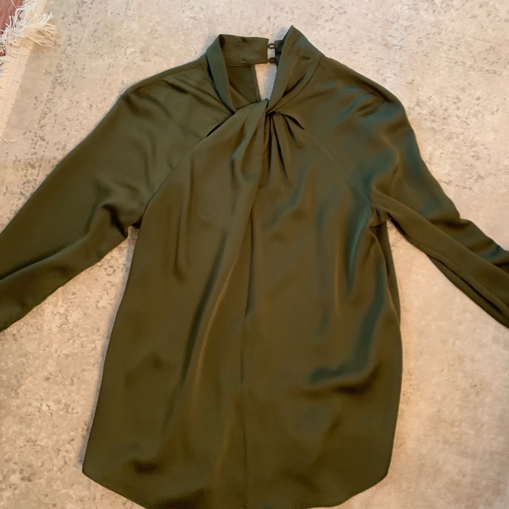 Green blouse